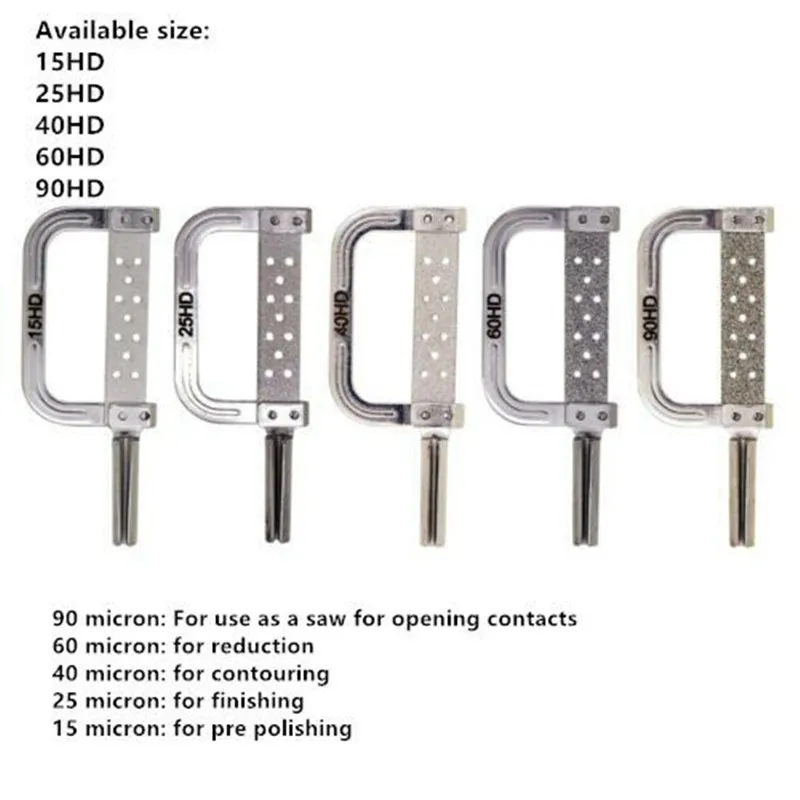 

1set 5pcs Dental Strip Orthodontic Interproximal Reduction IPR Automatic Strips 15-90 Micron Hole Double Side