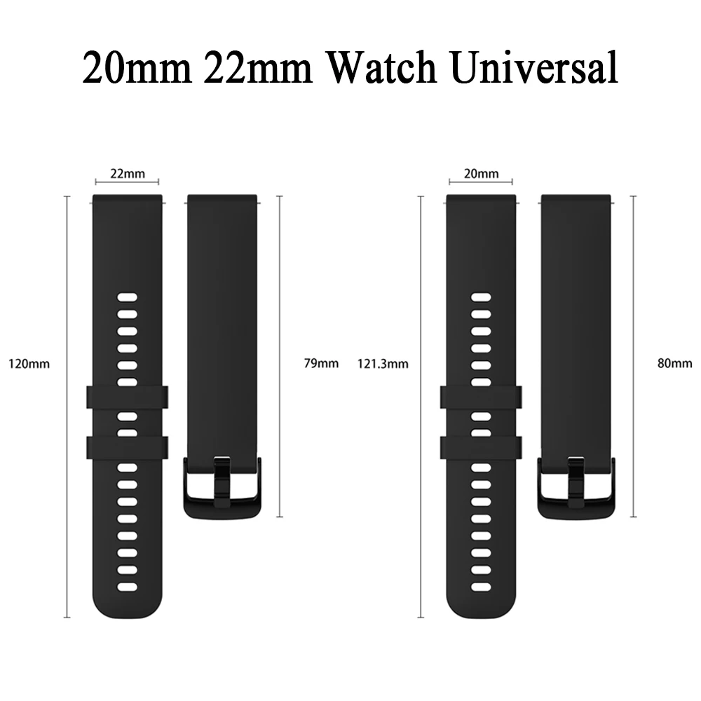Silicone Replacement Strap for Garmin Smartwatches - Multiple Sizes Available
