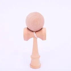 Vibrant Crack - Painted Kendama Toy for Outdoor Fun and Eye - Hand Coordination Development (Nature Wood)