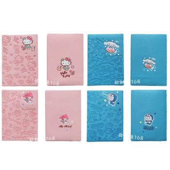 산리오스 마이 멜로디 헬로키티 여권 커버, 휴대용 인증서 보호대, 여행 탑승 여권 카드 가방, 귀여운 패션 선물