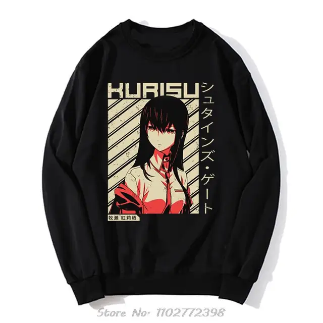 Best steins gate hoodie Outlet Steins Gate Makise Kurisu