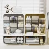 Large Capacity Slanted Pen Holder Desk Stationery Storage Box for School Office Desktop Sundry Storage Rack Desk Organizer 6