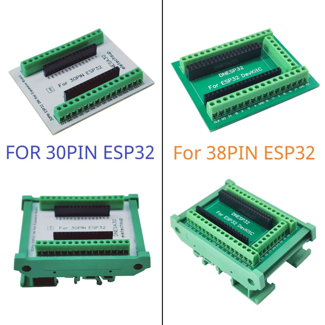 Din Rail Mounting Base Plate with Terminal Block Adapter