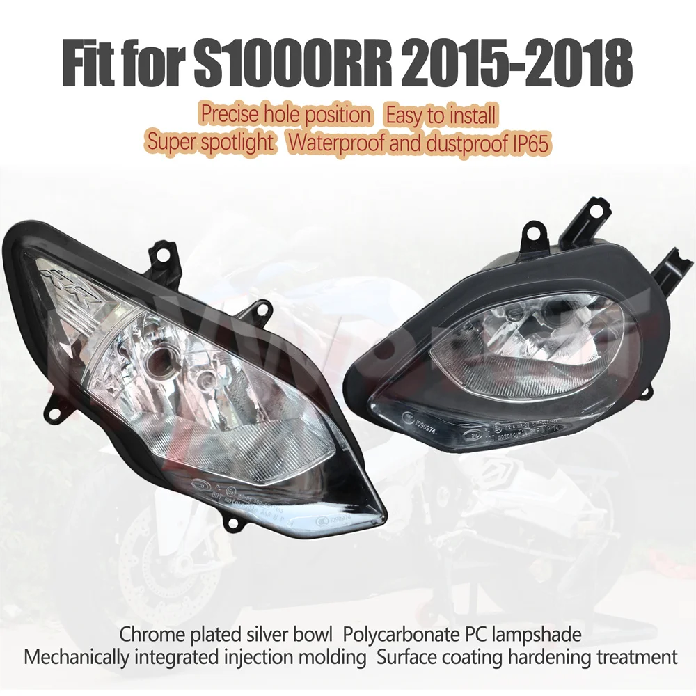 

Fit For BMW S1000RR Headlight 2015 - 2018 Front Light Assembly Lndicator Motorcycle Accessories S 1000 S1000 RR 2016 2017