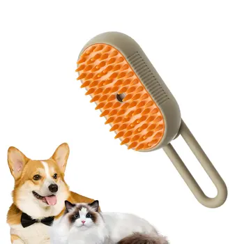 Cat Steamy Brush For Shedding And Grooming 3 in 1 Multifunctional Rechargeable Cleaning Pet Spray Comb For Cat And Dog Massage 1