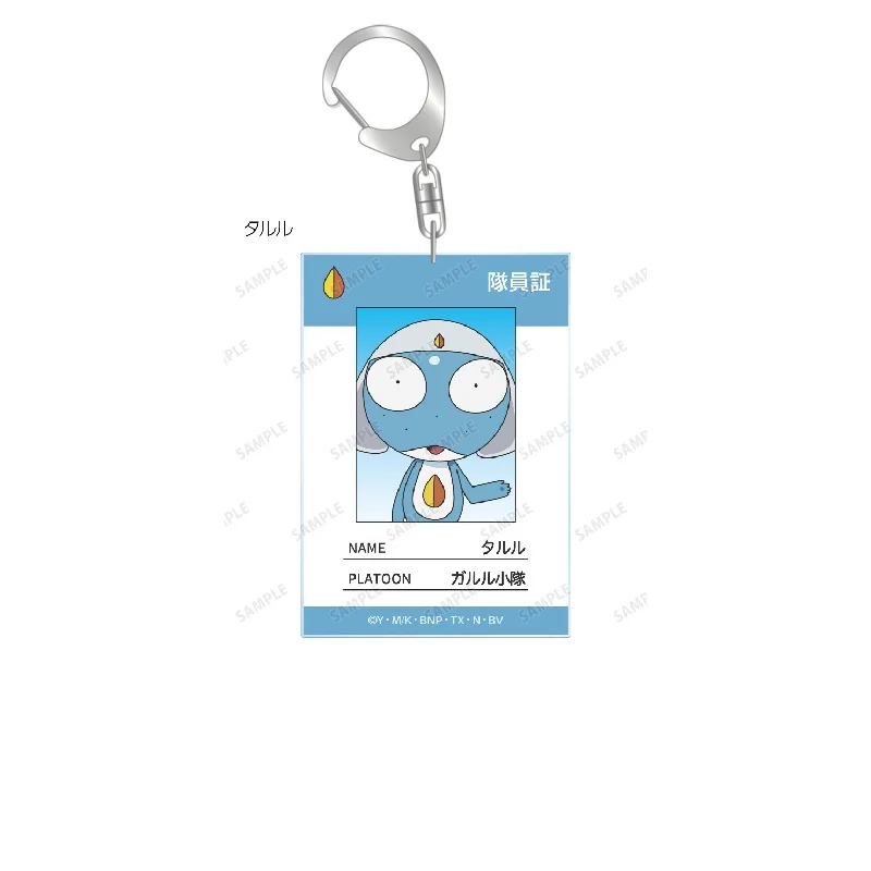 Portachiavi Anime Keroro, Ciondolo in Acrilico con Personaggio dei Cartoni, Accessori per Gioielli, Regali, Negozio Outlet di Fabbrica - immagine 3