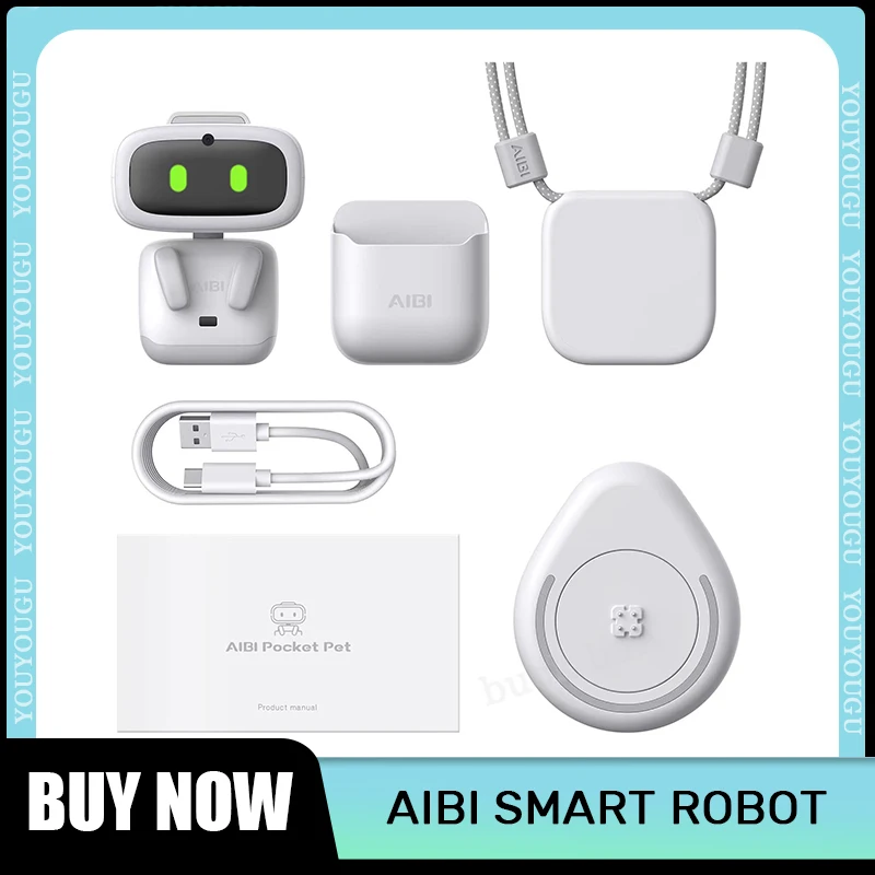 Aibi Smart Robot Emozionale Intelligente Emo Robot Tasche Portatili Voce Ai Emopet Interazione Robot Accompagna Gpt Regalo Giocattolo Per Bambini