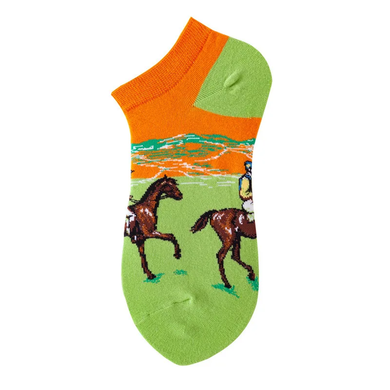 Men's Novelty High-Quality Geometric Fruit and Sushi Patterned Fashion Socks
