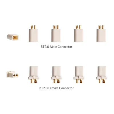 Lot de 10 Connecteurs BT2.0 pour Drone FPV Micro 1S - Mâle/Femelle