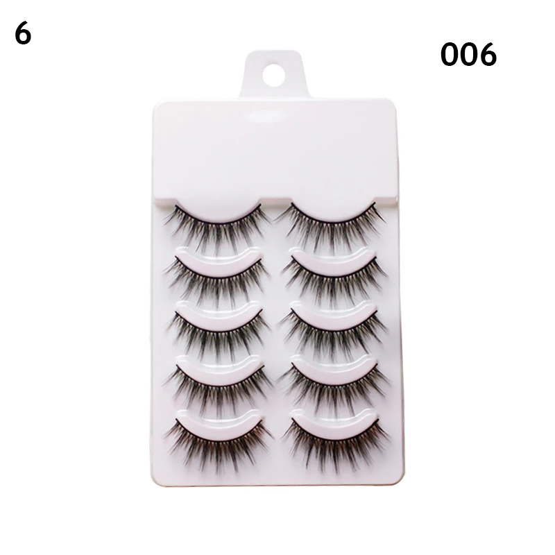 Cosplay&ware 5 Pairs 3d Faux Mink Manga Lashes Little Devil Cosplay Fairy False Eyelashes Natural Lash Extension Eye Makeup Tools -Outlet Maid Outfit Store Sf61a1b855a344474a9261d3ec2ac6891L.jpg