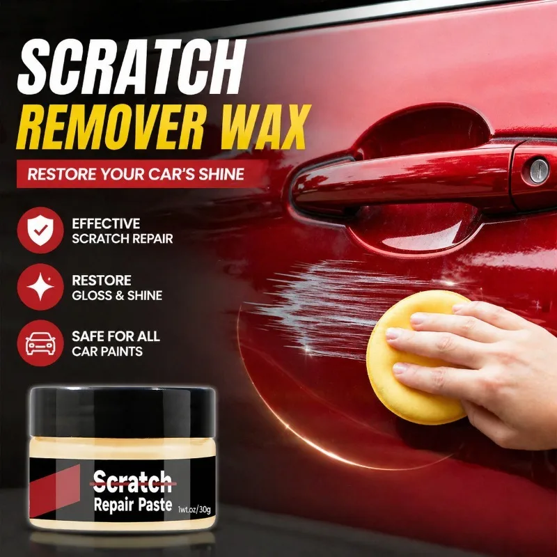 Scratch Remover Wax for Car, Effective Paint Scratch Repair Car Body Polish 1