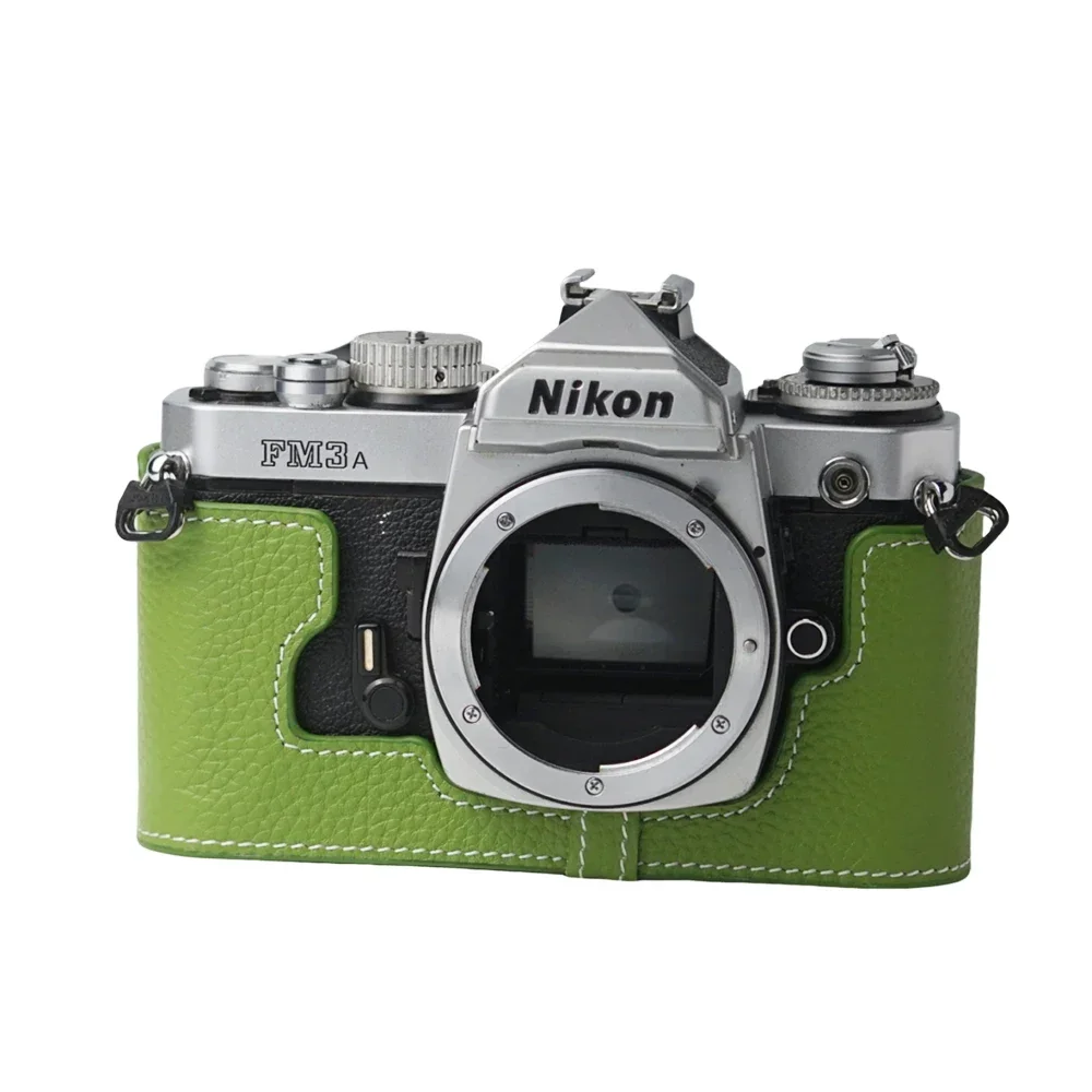Nikon FE2 フィルムカメラ　ケース、レンズ付き 楽天市場】Nikon FM2 FM FM2n FE FE2 用 レザー ケース Black