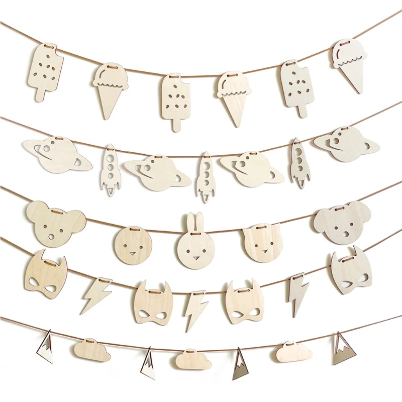 

Wall Decors Banners Wall Art for Baby Boys and Girls Room Decorations