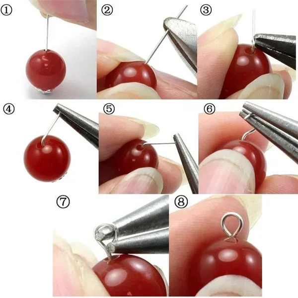 100개 황동 볼 헤드 핀 금도금 볼 헤드 핀 쥬얼리 제작용 비딩 핀 부자재 DIY 쥬얼리 제작용
