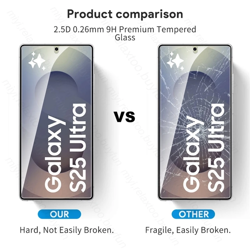 4-in-1 Tempered Glass Phone Case with Fingerprint Unlock and Camera Protection