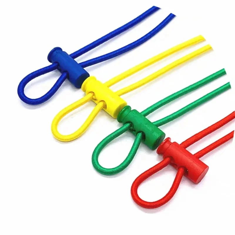 50 pz cavo serratura plastica uno due 1 o 2 fori Rund forma fagiolo alterna tappo molla regolatore Fastener - Italia