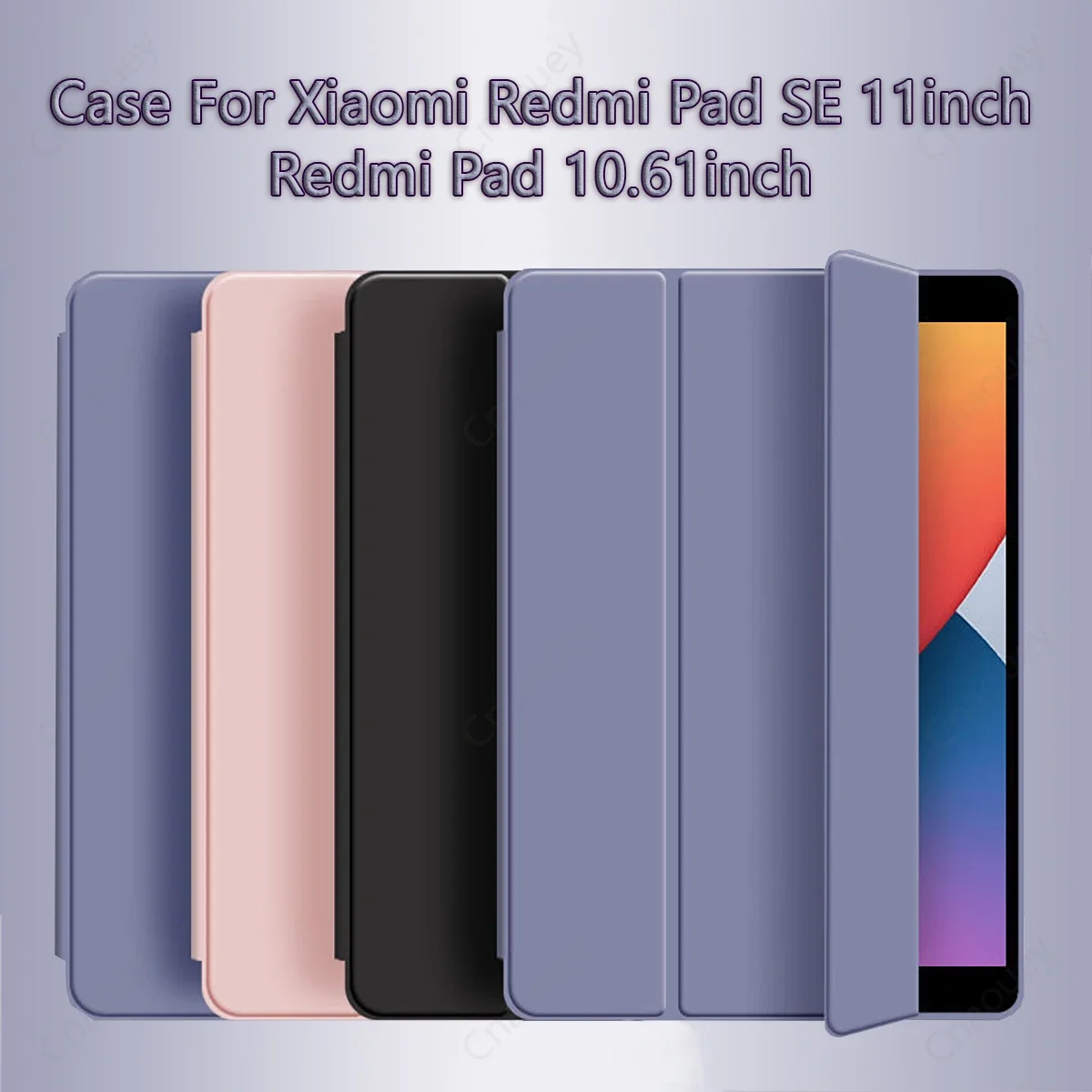 Capa Protetora para Xiaomi Redmi Pad Tablet Shell Flip Stand Case 1061 em 11 em 2023 pu