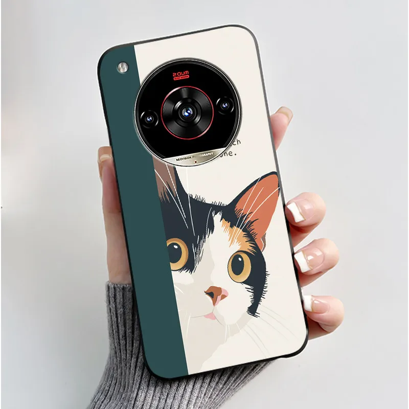 Aesthetic Luxury Soft Silicone Cover for ZTE Nubia Focus 2 Ultra 5G - Cute & Cool Design for Boys & Girls