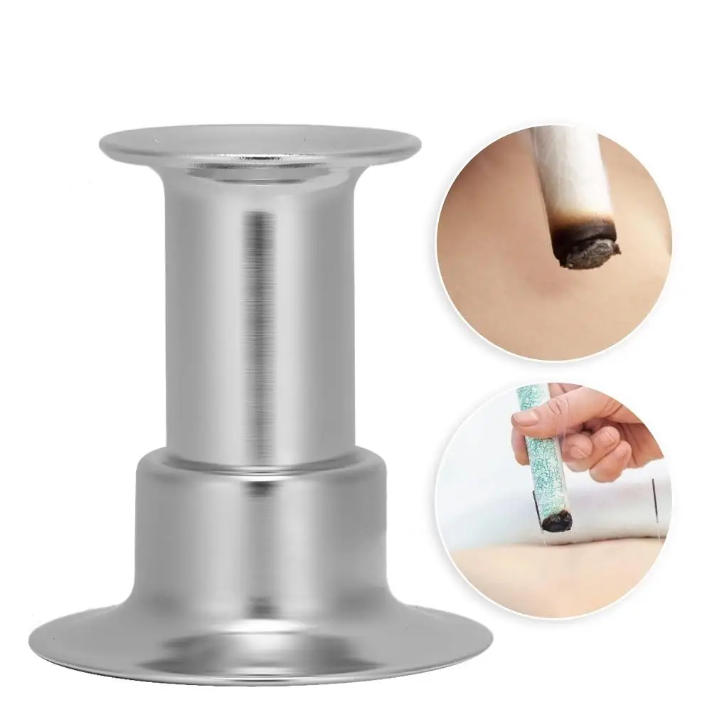 Washable Stainless Steel Moxa Extinguisher Roller Anti-Rust Smokeless Acupuncture & Moxibustion Device