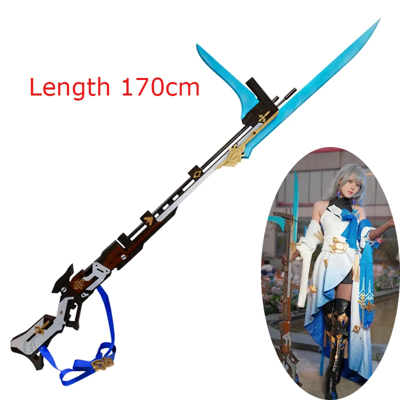 

170 см новая игра Honkai Star Rail аниме охватывающая Броня фанбой Хэллоуин Косплей Богиня оружие реквизит ПВХ модели