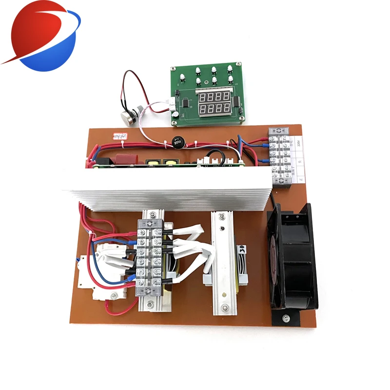 25K-40K Frequency Adjustable Ultrasonic Circuit Board As Ultrasound Cleaning Sensor Bath Generator dc 2 4 5 5 v scd40 scd41 gas sensor module co2 carbon dioxide detection temperature and humidity 2 in 1 i2c communication board