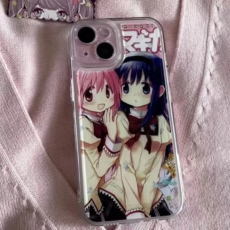 Anime Madoka Magica Soft TPU Phone Case Cover