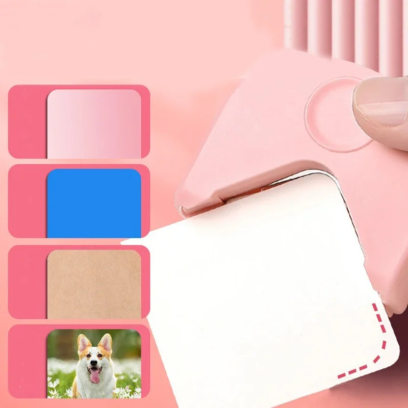 R4 Carta Arrotondata Taglierina Angolo Più Arrotondatore Foro di Carta Trimmer Angolo Pugno Foto Die Cutter Scrapbook Regalo Ufficio Fai da Te Artigianato HandTool - immagine 3