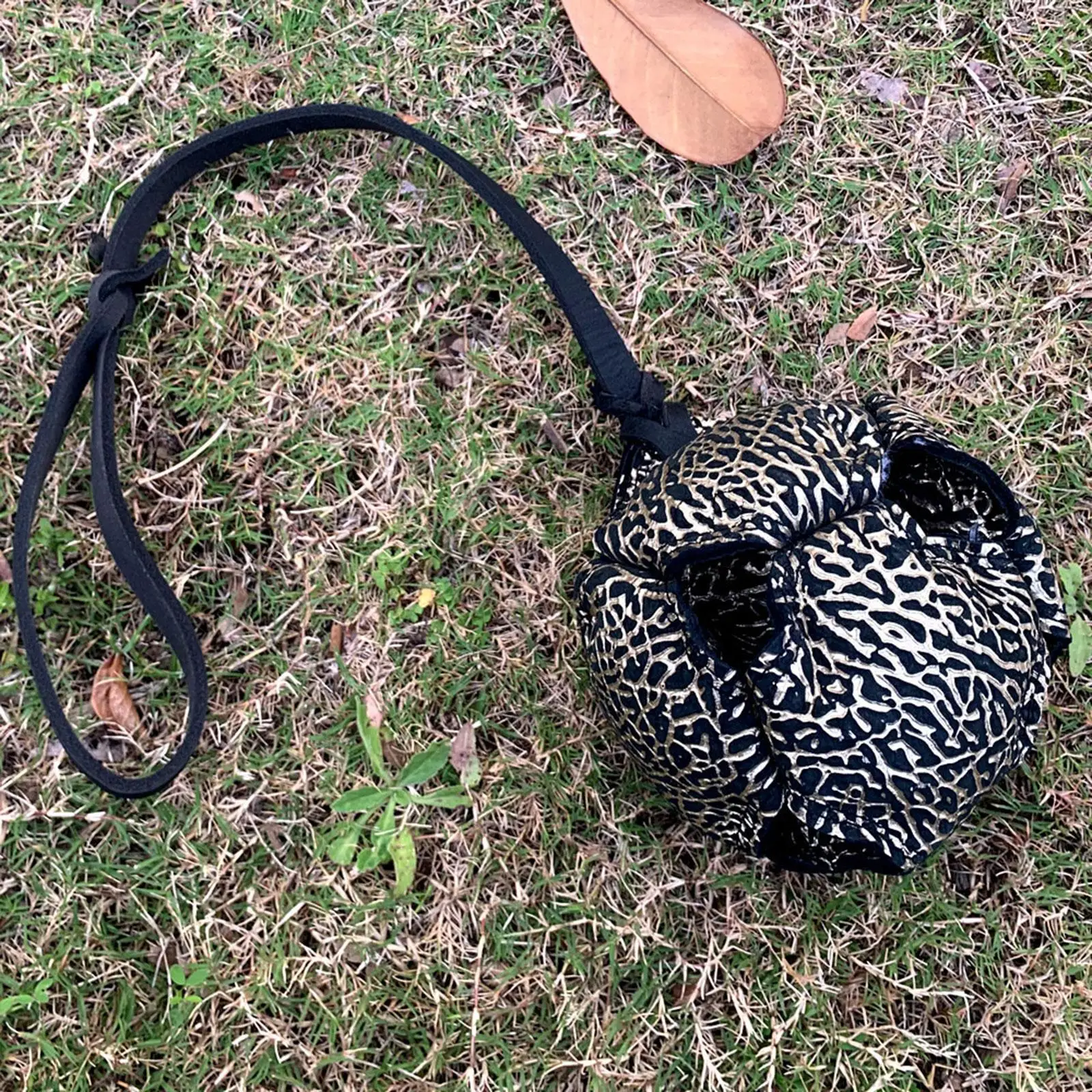 

Dog Bite Ball with Handle Training Tug Toy Chew Toy Schutzhund Mastiff Puppy