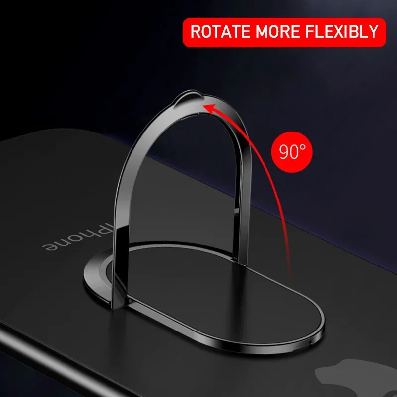 Universal Ultra Thin Finger Ring Holder for Iphone Huawei Holder Flexible Phone Stand No Magnetic Car Phone Smartphone phone ring holder