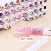 9 Colors/Set Acrylic Paint Art Marker Pen DIY Graffiti Drawing Pens For Notebook Diary Writing Painting Stationery 3