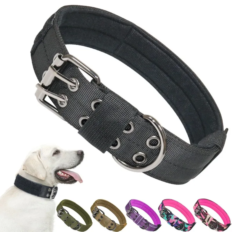 TacticalPoliceDogCollarMilitaryAdjustableDurableNylonGerman