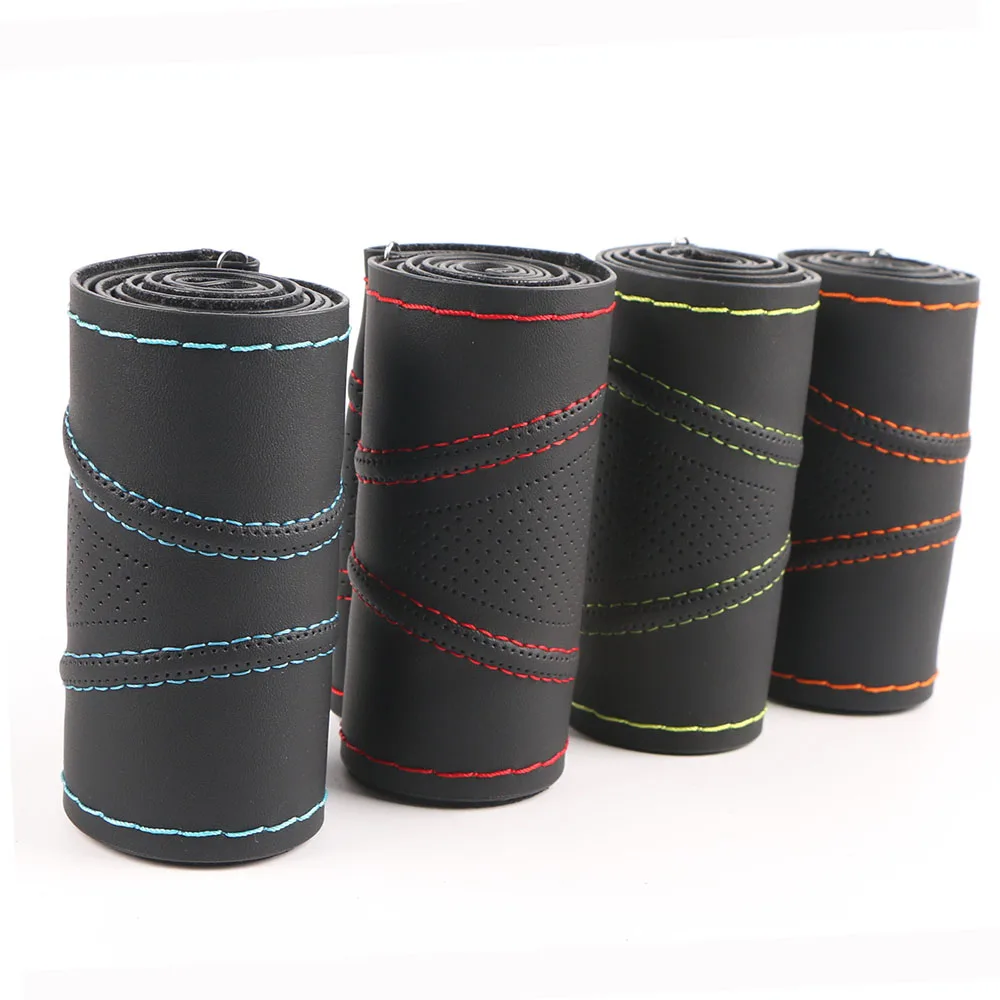 Steering Wheel Cover Car Steering Wheel Cover 38cm Three-dimensional Breathable Anti-slip