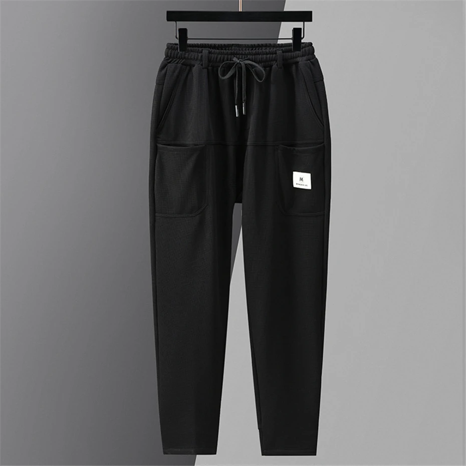Men's Tracksuit Jogger Sportswear Spring Autumn Suit Men Sweatpants Sweatshirt Fashion Casual Solid Sets Plus Size 10XL