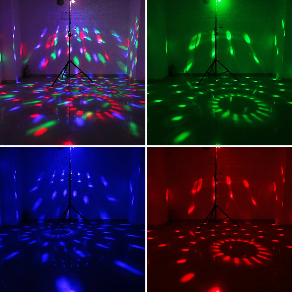 Disco Ball Light ALIEN RGB Rotating Magic Sound Activated DJ Strobe Party Wedding Dance Xmas Birthday Wedding Show Lamp
