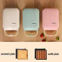 Electric 2 in 1 Waffle Maker Household Toaster Donut Baking Multifunction Breakfast Machine Non-stick 1