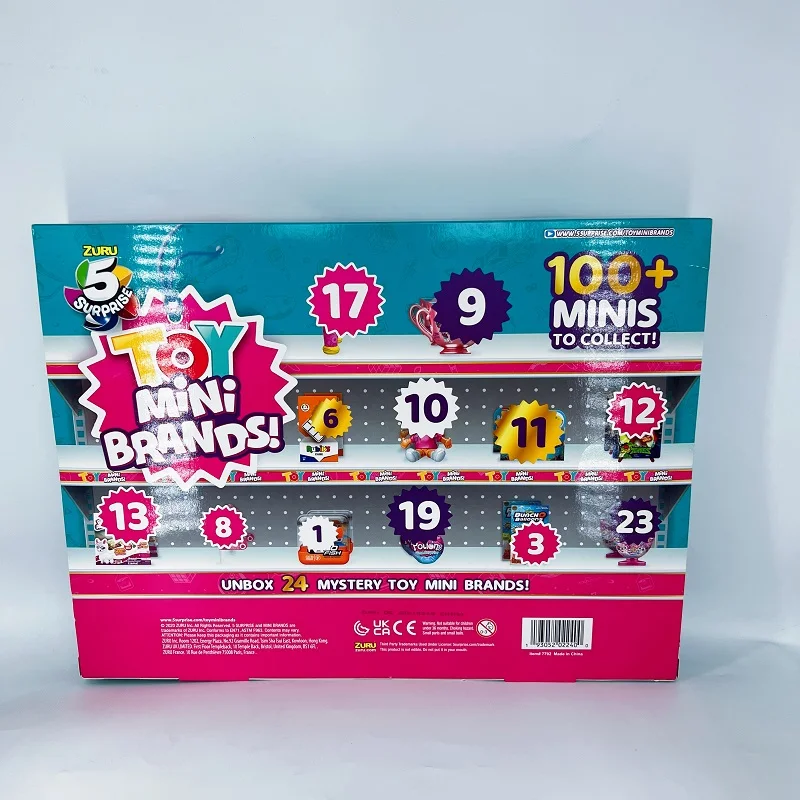 TOY MINI BRANDS Advent Calendar ZURU 5 SURPRISE - 24 MEGA PACK Exclusive  Minis