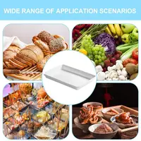 White Reusable Food Tray Large Serving Platters for Party Food Classic Design Large Serving Platter Set for Barbecues Outdoor 2