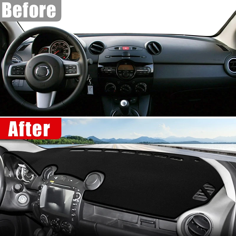 車用ダッシュボードカバー、マツダ用、2 Demio 3rd Gen De 2008