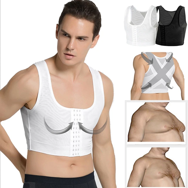 Men Gynecomastia Compression Shirt Waist Trainer Slimming Underwear Body  Shaper Belly Control Slim Undershirt Posture Fitness Us - Shapers -  AliExpress