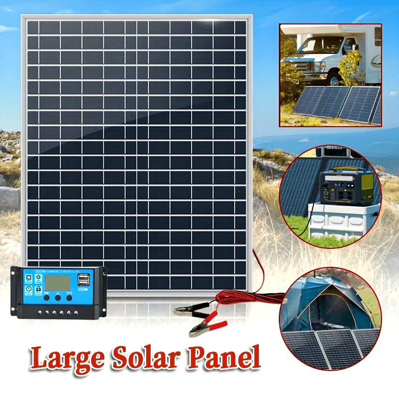 High-Efficiency 1000W Solar Panel with Durable Aluminum Frame for Versatile Applications
