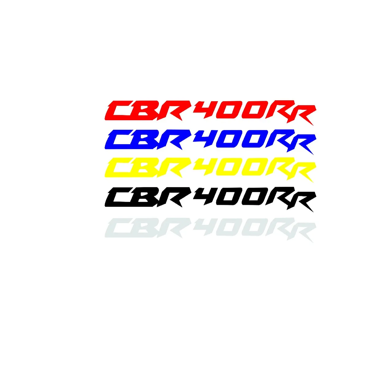 

Motorcycle Stickers Emblems Diversion Shell Sticker for HONDA CBR400RR CBR400 RR logo a pair