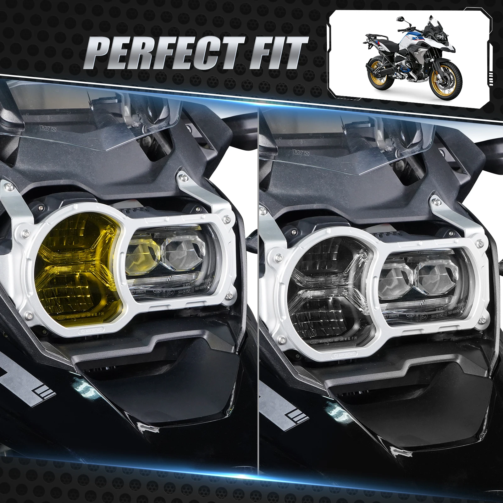 Für BMW R1250GS Adventure 2020-2024 Scheinwerferschutz-Abdeckungsschutz R1250GS R1250GS 2020-2023 R1250 GSA R1250GS ADV 2020-2024 – Detail 19