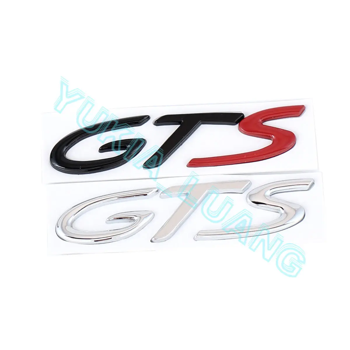 Gts Metal Emblem Badge Body Sticker For Porsche 911 Cayenne Cayman