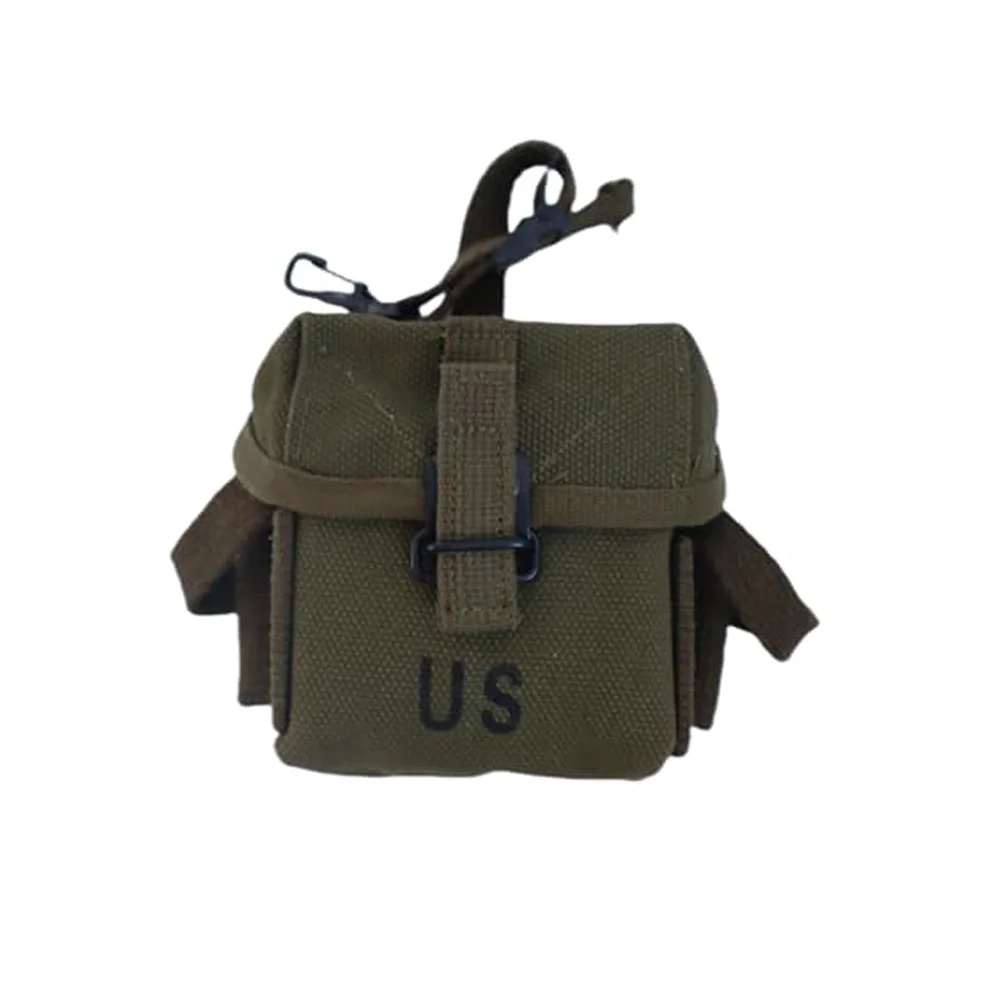 M1956 Magazine Pouch Universal Canvas 20rd Short Replica WW2 U.S. Army Vietnam