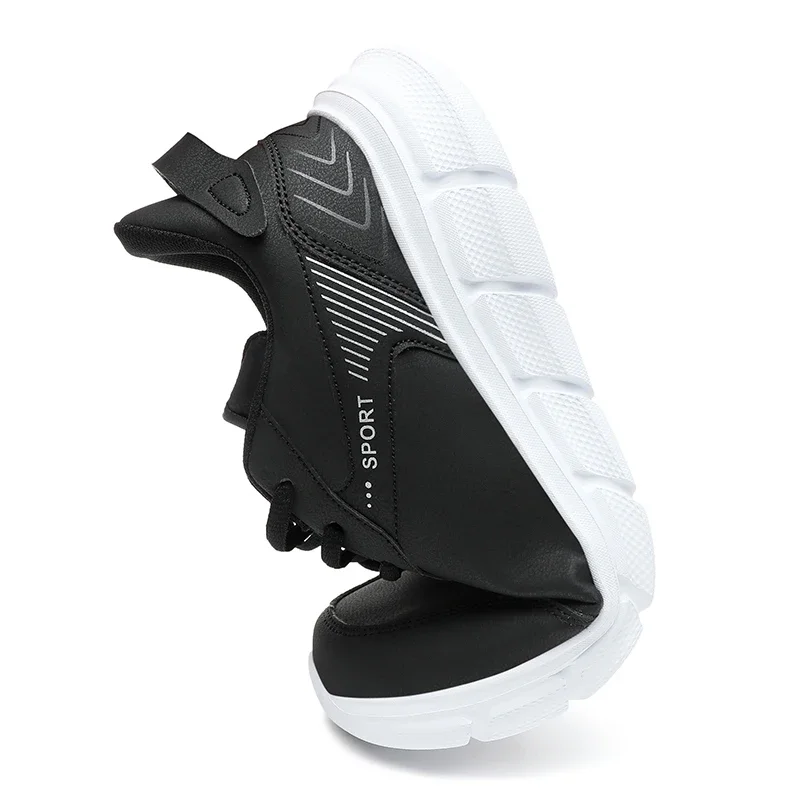 New Casual Shoes Men Sneakers 2024 Fashion WaterProof Leather Walking Shoes Lightweight Non-slip Male Footwear Zapatos Hombre