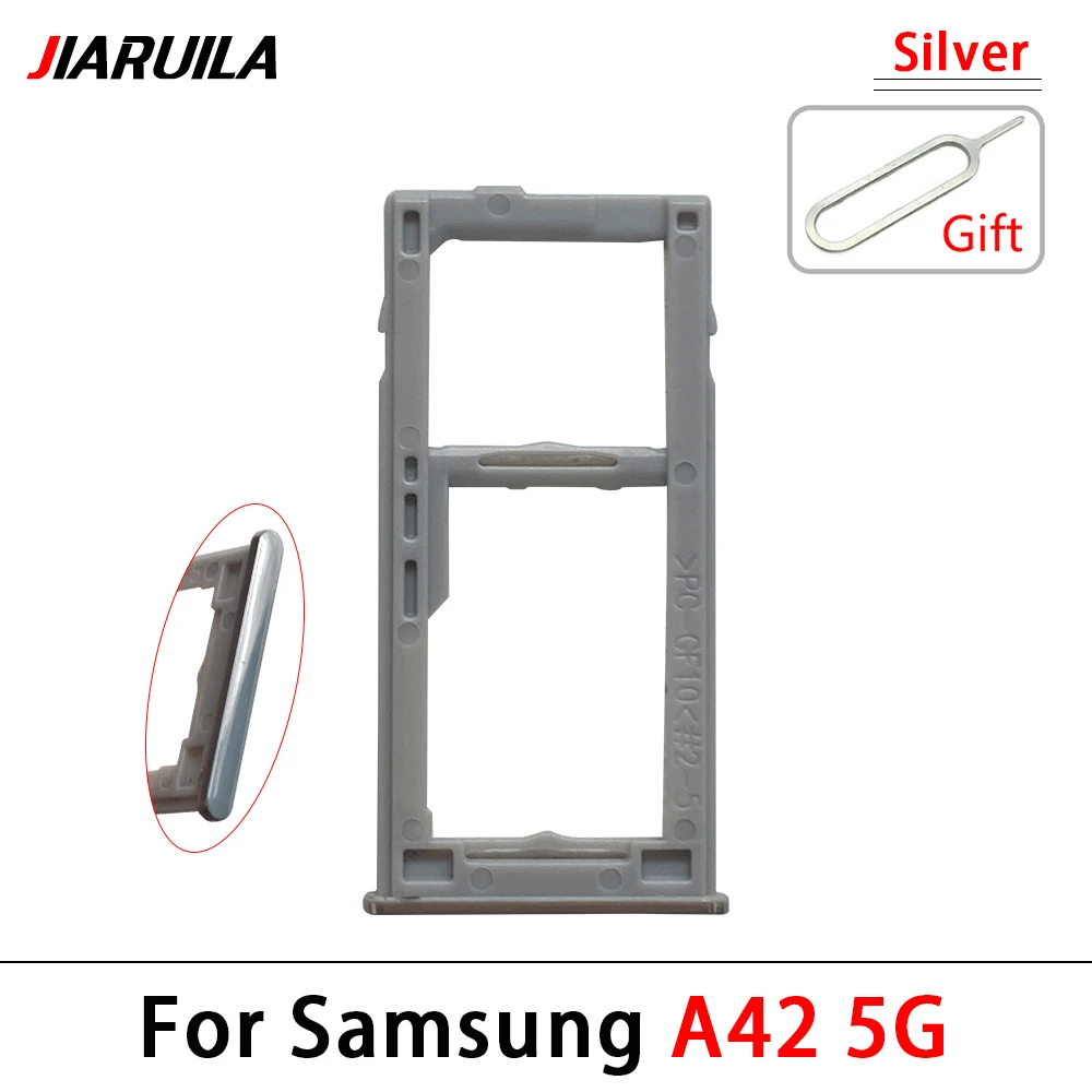 Neue Dual Sim Karte Für Samsung A34 A42 5G A54 Sim Karte Slot Tray Halter Sim Kartenleser Buchse ersatz Teile + Pin – Detail 6