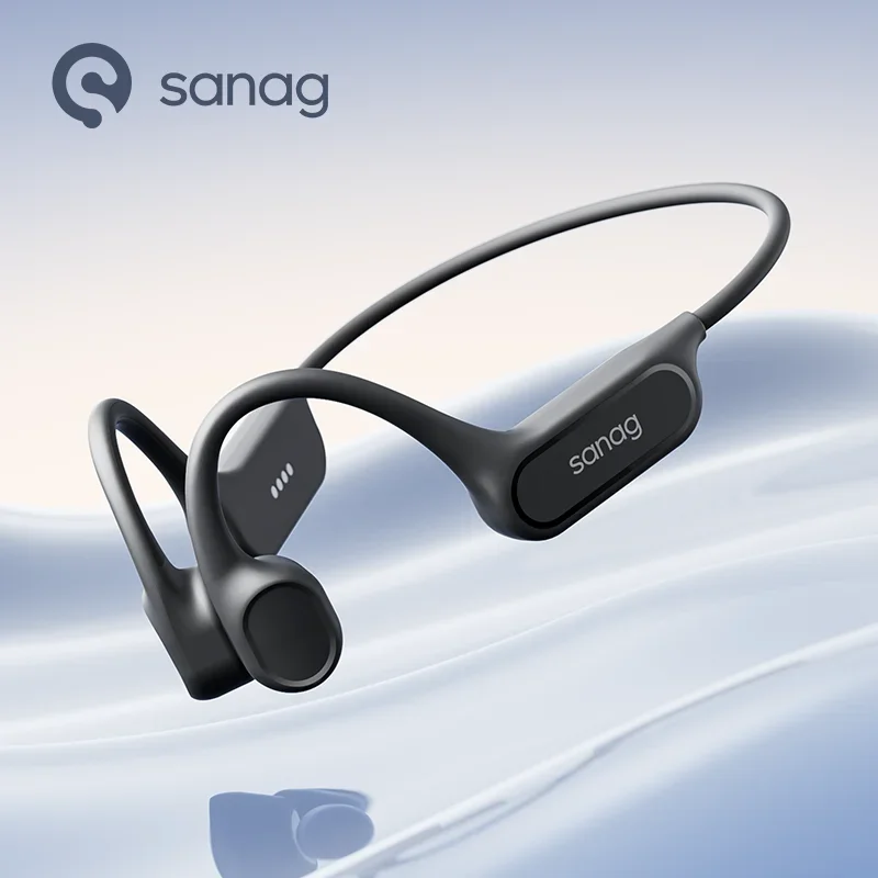 Sanag B33S 骨伝導 Bluetooth イヤホン 32 ギガバイトメモリ IPX8 水泳