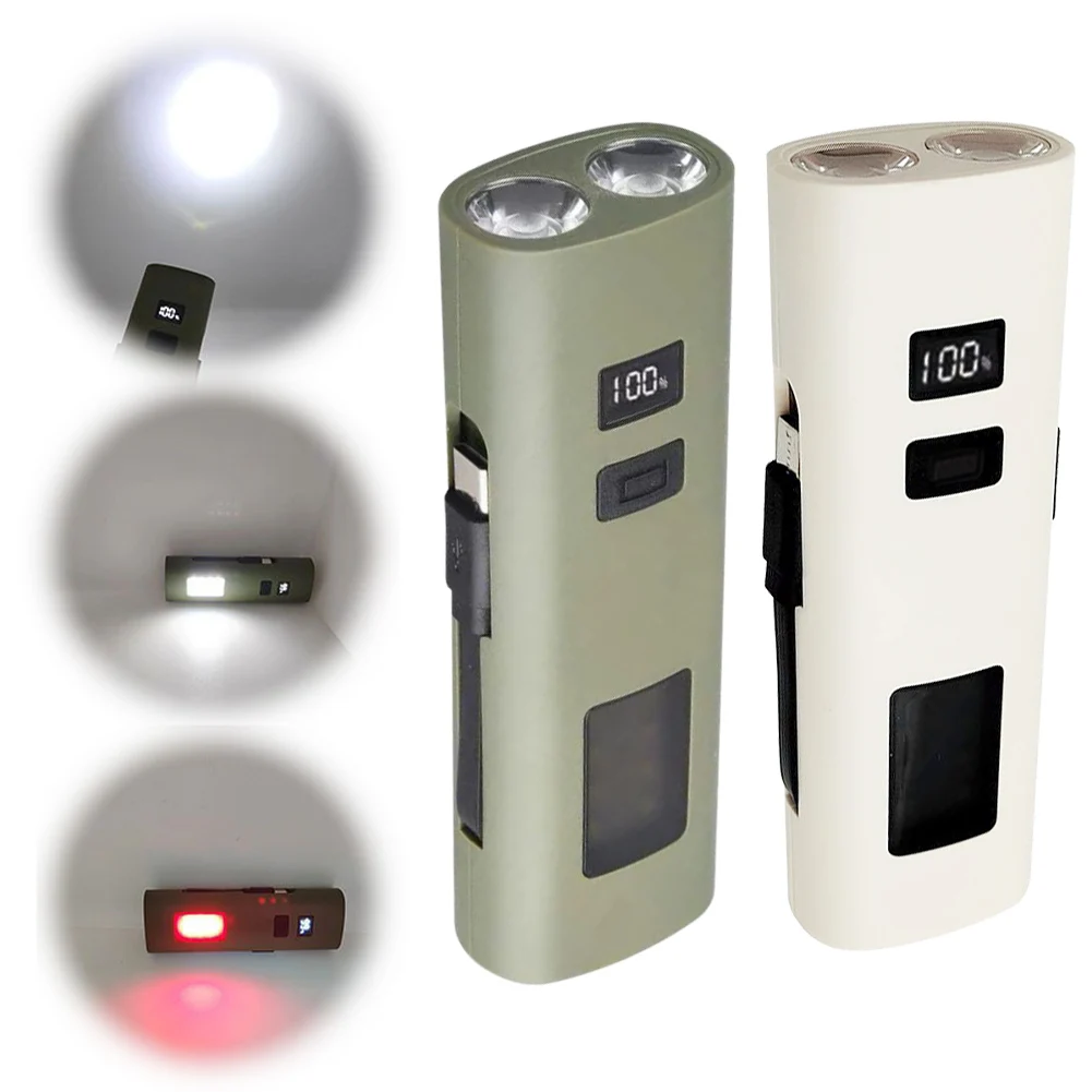 Waterproof LED Flashlight for Outdoor Camping with USB Charging