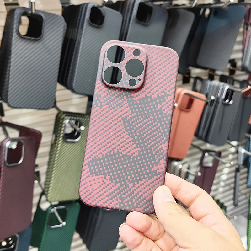 

ZXKE Case For Apple IPhone15Pro IPhone15ProMax Protective Shell 1500D Aramid Fiber Material Phone Case