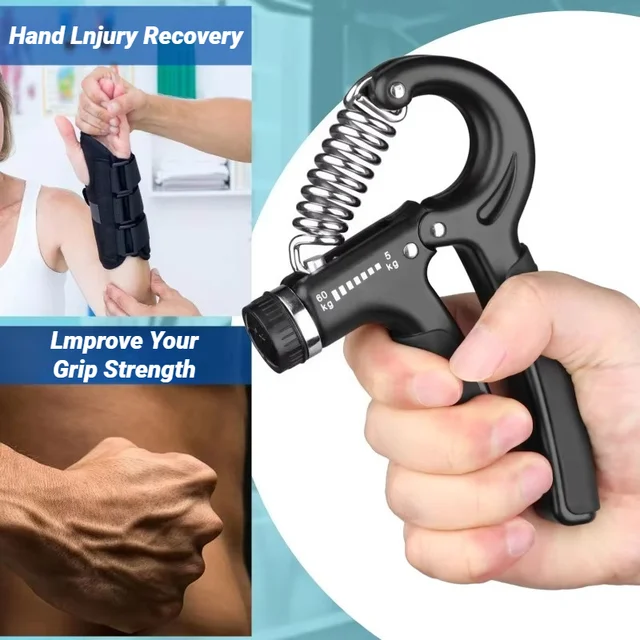 Adjustable Hand Grip Strength Strengthener Trainer Full Set With Counter Wrist Forearm And Hand Exerciser For Muscle Training 3